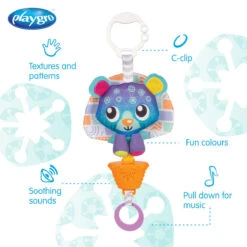 Playgro Musical Polar Pals Bear Muziekdoosje P0188320 -Bekend Babyartikelen Winkel 0188320 polar pals musical pullstring bear feature image