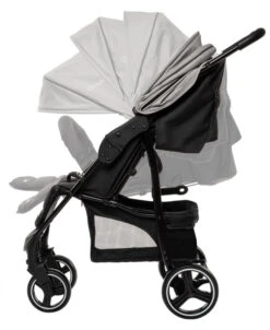 Babygo Basket Grey Melange Wandelwagen Incl. Autostoel 64012 -Bekend Babyartikelen Winkel Babygo Basket Grey Melange Wandelwagen 6402 1 1
