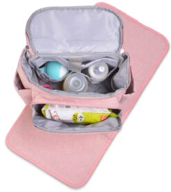 Cangaroo Megan Pink Rugzak Luiertas 6974 -Bekend Babyartikelen Winkel Cangaroo Megan Pink Rugzak Luiertas 6974 4