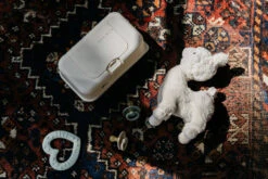 FunkyBox Mat Beige Lovebird FB53 -Bekend Babyartikelen Winkel FunkyBox Mat Beige Lovebird FB53 2