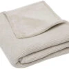 Jollein Basic Knit Nougat / Fleece 75 X 100 Cm Wiegdeken 517-511-65360 -Bekend Babyartikelen Winkel Jollein Basic Knit Nougat 4 shop clipped rev 1