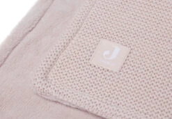 Jollein Basic Knit Pale Pink / Fleece 75 X 100 Cm Wiegdeken 517-511-65310 -Bekend Babyartikelen Winkel Jollein Basic Knit Pale Pink 1.4