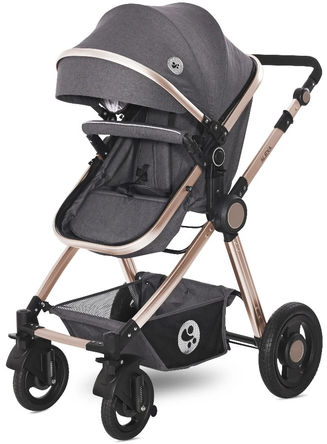 Lorelli Alexa Luxe Black 3-in-1 Combi Kinderwagen Incl. Autostoel 1002129-2186 8 Lorelli Alexa Luxe Black 3-in-1 Combi Kinderwagen Incl. Autostoel 1002129-2186 - Afbeelding 6
