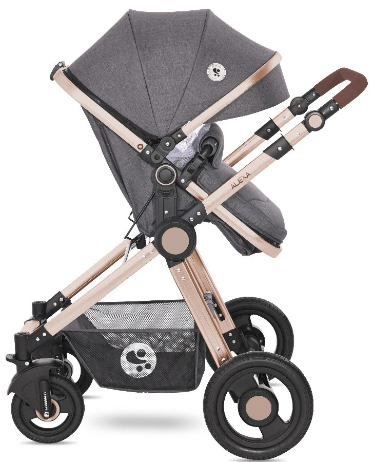 Lorelli Alexa Luxe Black 3-in-1 Combi Kinderwagen Incl. Autostoel 1002129-2186 9 Lorelli Alexa Luxe Black 3-in-1 Combi Kinderwagen Incl. Autostoel 1002129-2186 - Afbeelding 7