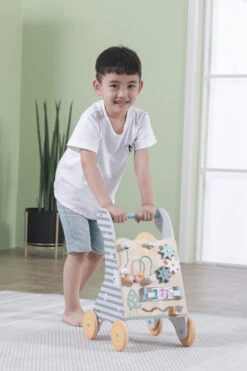 PolarB Activity Walker Houten Loopwagen 44028 -Bekend Babyartikelen Winkel PolarB Activity Walker Houten Loopwagen 44028 11