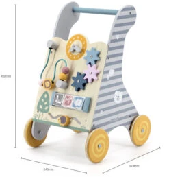 PolarB Activity Walker Houten Loopwagen 44028 -Bekend Babyartikelen Winkel PolarB Activity Walker Houten Loopwagen 44028 7