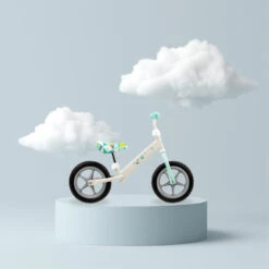 QKids Fleet Balance Bike Grey Triangles Loopfiets QKIDS00001 -Bekend Babyartikelen Winkel QKids Fleet Balance Bike Grey Triangles Loopfiets QKIDS00001 4