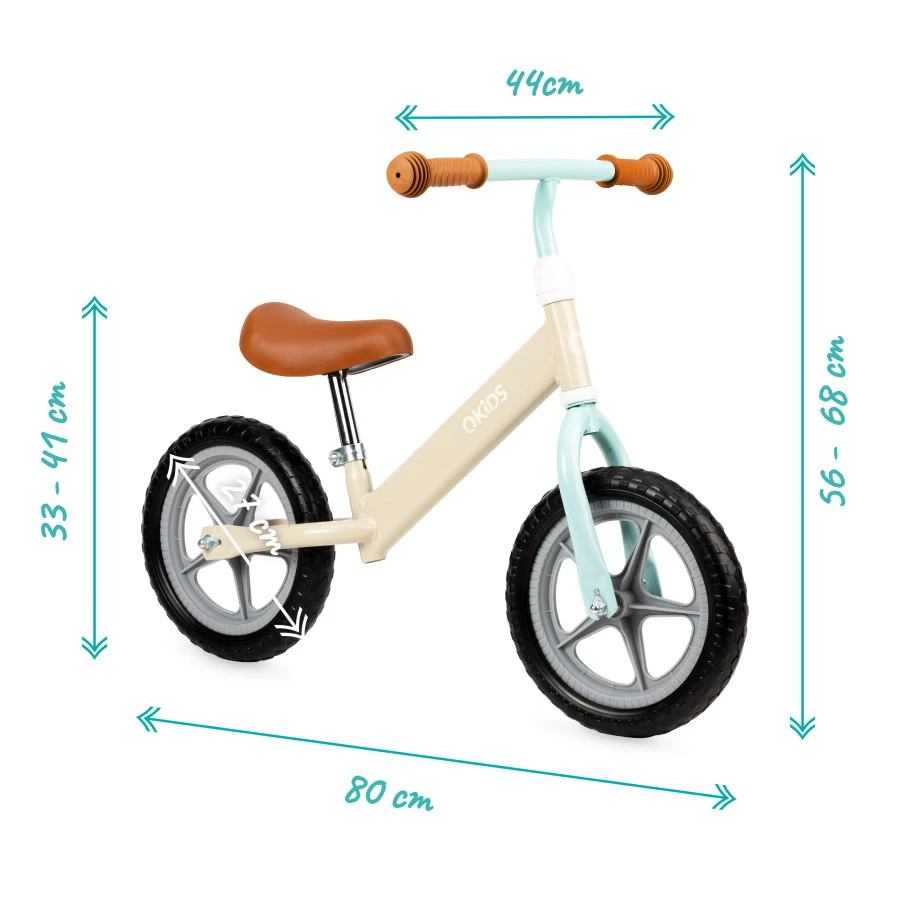 QKids Fleet Balance Bike Cappuccino Loopfiets QKIDS00002 8 QKids Fleet Balance Bike Cappuccino Loopfiets QKIDS00002 - Afbeelding 6