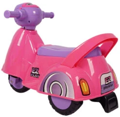 Eco Toys Retro Pink Loopscooter 605 14 Eco Toys Retro Pink Loopscooter 605 -Bekend Babyartikelen Winkel Retro Loopscooter Roze2