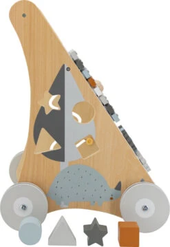 Tryco Houten Activiteiten Loopwagen TR-303012 -Bekend Babyartikelen Winkel Tryco Houten Activiteiten Loopwagen TR 303012 02