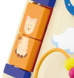 Viga Activity Walker Multicolor Houten Loopwagen 50950 -Bekend Babyartikelen Winkel Viga Activity Walker Multicolor Houten Loopwagen 50950 3