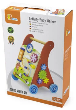Viga Activity Walker Multicolor Houten Loopwagen 50950 -Bekend Babyartikelen Winkel Viga Activity Walker Multicolor Houten Loopwagen 50950 8