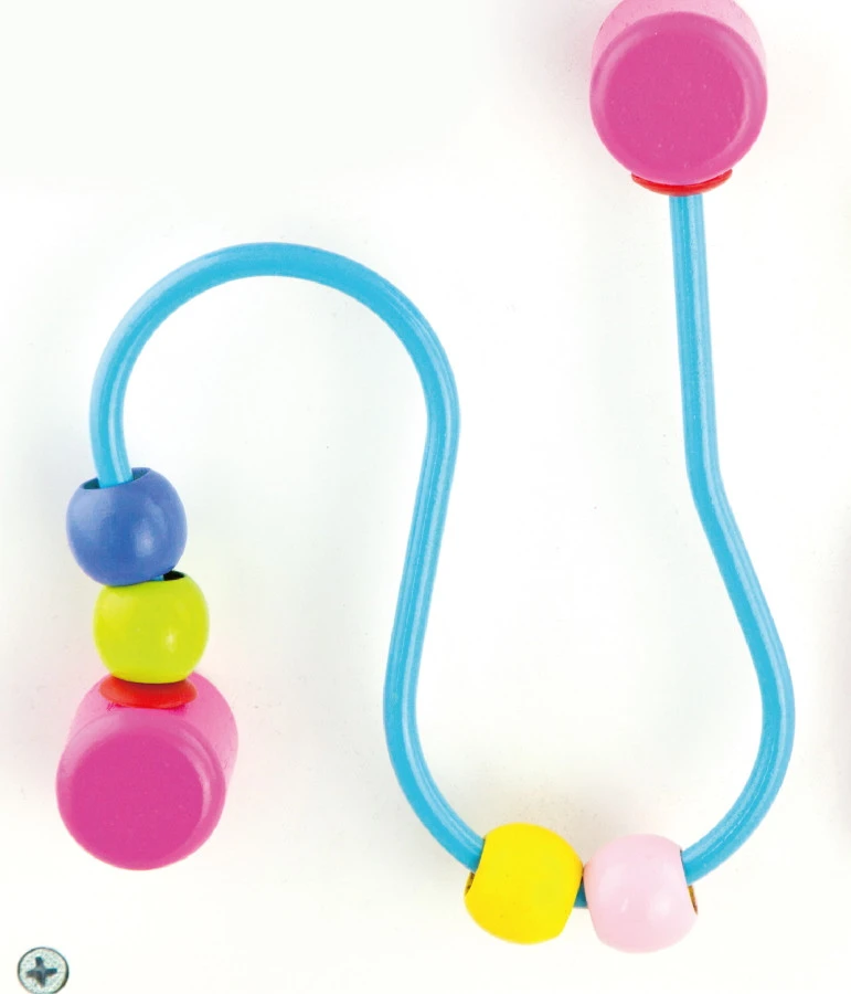 Viga Activity Walker Roze Houten Loopwagen 50178 7 Viga Activity Walker Roze Houten Loopwagen 50178 - Afbeelding 5