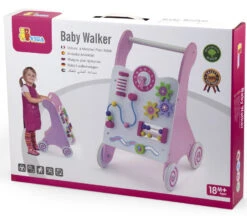 Viga Activity Walker Roze Houten Loopwagen 50178 18 Viga Activity Walker Roze Houten Loopwagen 50178 -Bekend Babyartikelen Winkel Viga Activity Walker Roze Houten Loopwagen 50178 8