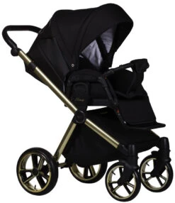 Baby Merc Mango Black/Gold LTD Kinderwagen Incl. Autostoel ML/204 -Bekend Babyartikelen Winkel baby merc mango black gold ltd kinderwagen incl. autostoel ml 204 5