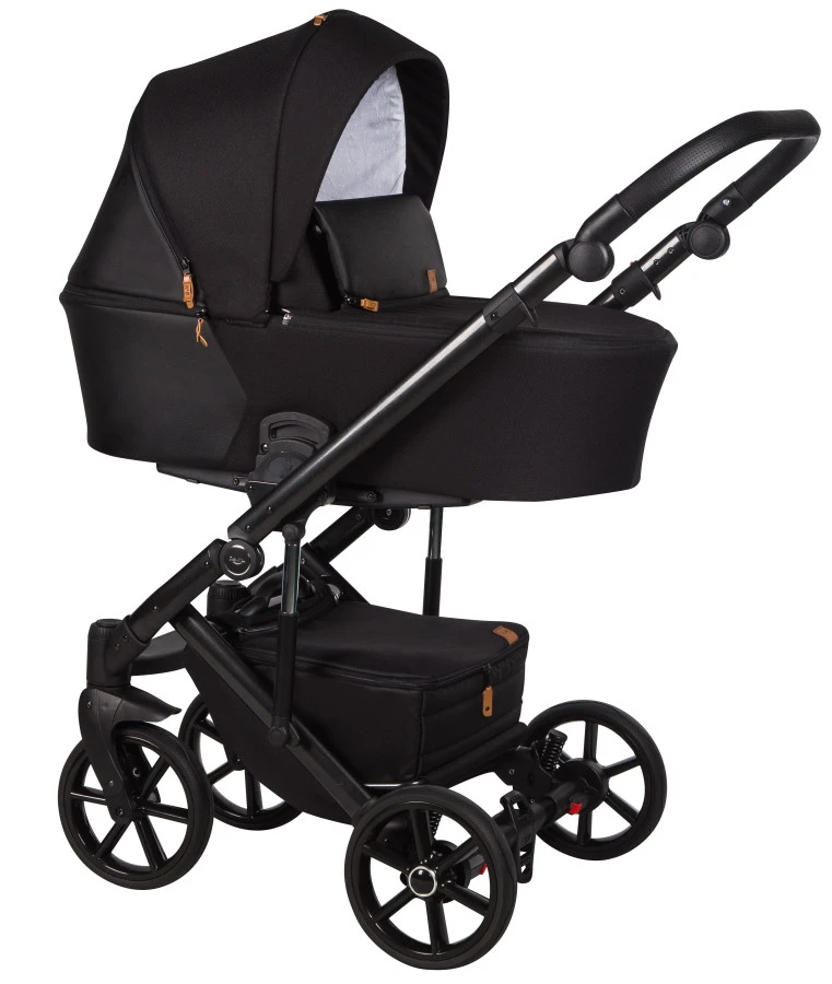 Baby Merc Mosca Black 3-in-1 Kinderwagen Incl. Autostoel MO/ML204/B 4 Baby Merc Mosca Black 3-in-1 Kinderwagen Incl. Autostoel MO/ML204/B - Afbeelding 2
