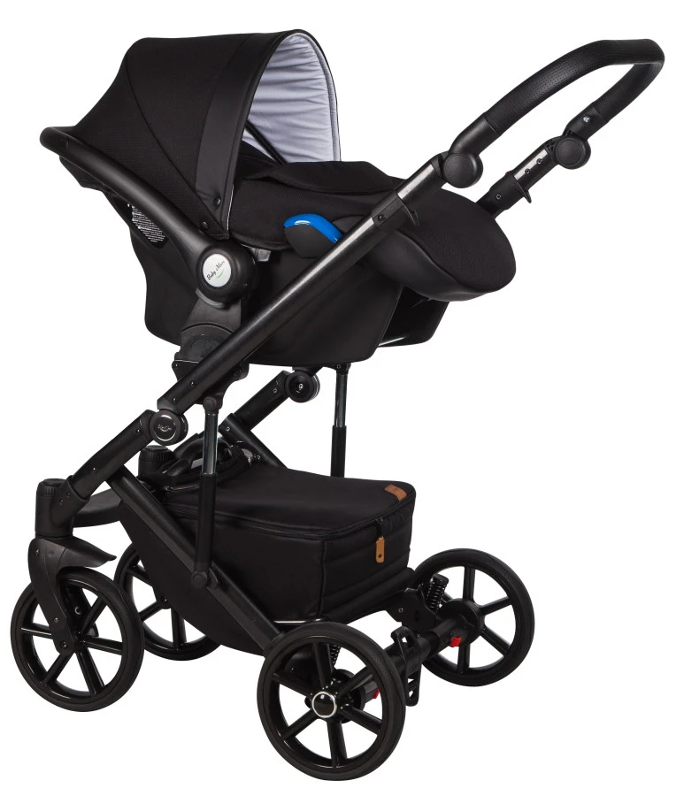 Baby Merc Mosca Black 3-in-1 Kinderwagen Incl. Autostoel MO/ML204/B 6 Baby Merc Mosca Black 3-in-1 Kinderwagen Incl. Autostoel MO/ML204/B - Afbeelding 4