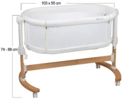 Babygo Amila Beige Creme Wieg Aan Bed 4151 -Bekend Babyartikelen Winkel babygo amila beige creme wieg aan bed 4151 5