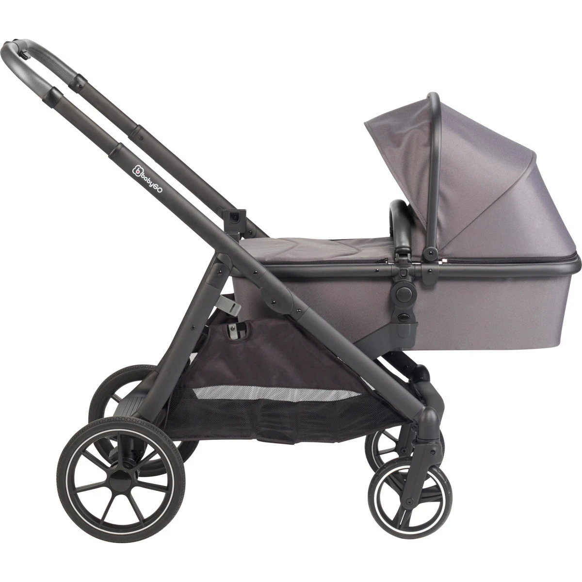 Babygo Duo Mega Grey Tandem Kinderwagen Incl. 2 Autostoelen 78001 11 Babygo Duo Mega Grey Tandem Kinderwagen Incl. 2 Autostoelen 78001 - Afbeelding 9