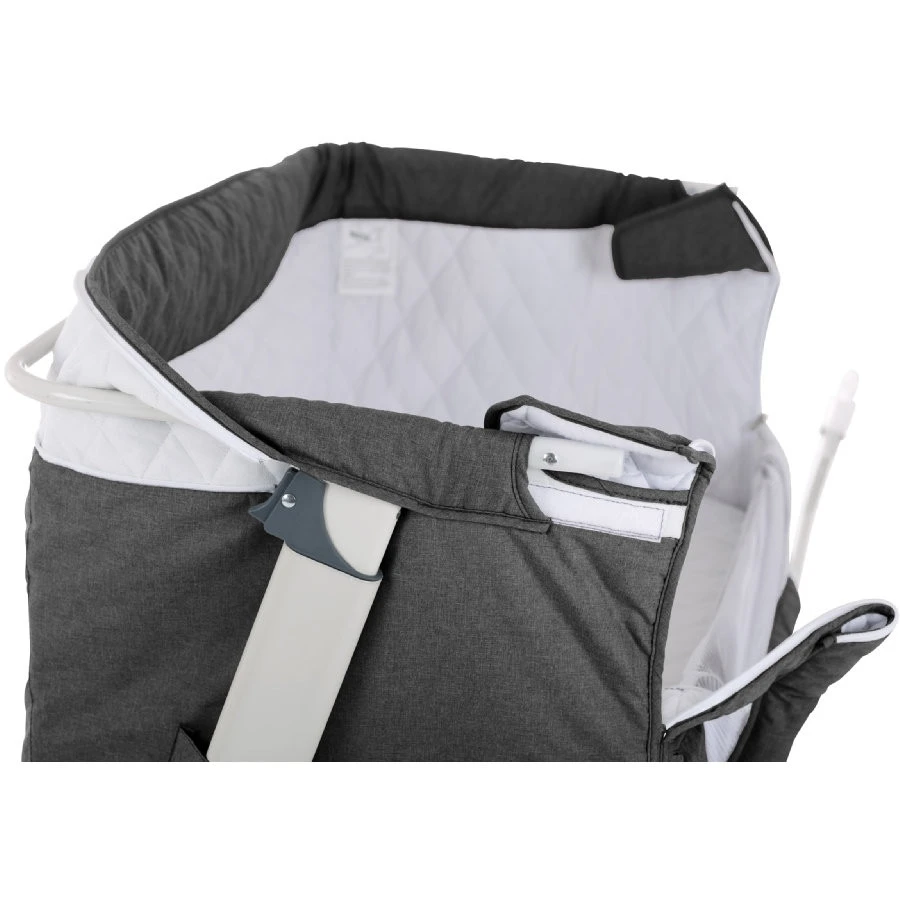 Babygo Together Dark Grey Wieg Aan Bed 460-4 6 Babygo Together Dark Grey Wieg Aan Bed 460-4 - Afbeelding 4