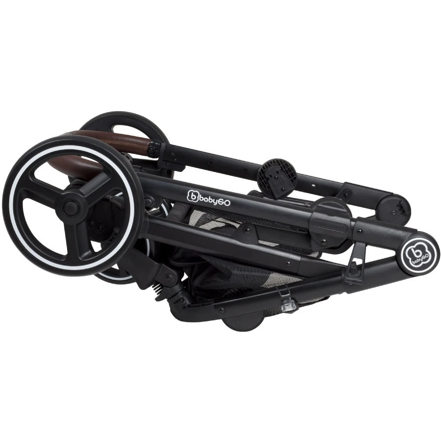 Babygo Twinner Blue Tandem Duowagen Incl. 2 Autostoelen 19 Babygo Twinner Blue Tandem Duowagen Incl. 2 Autostoelen - Afbeelding 17