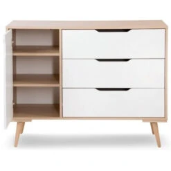 Babykamer Marloes Naturel: Ledikant, Commode & 2-Deurskast -Bekend Babyartikelen Winkel babykamer marloes ledikant commode kast 6 2