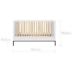 Bellamy Lumi White 70 X 140 Cm Ledikant/Juniorbed LUBILO70 -Bekend Babyartikelen Winkel bellamy lumi white 70 x 140 cm ledikant juniorbed lubilo70 7
