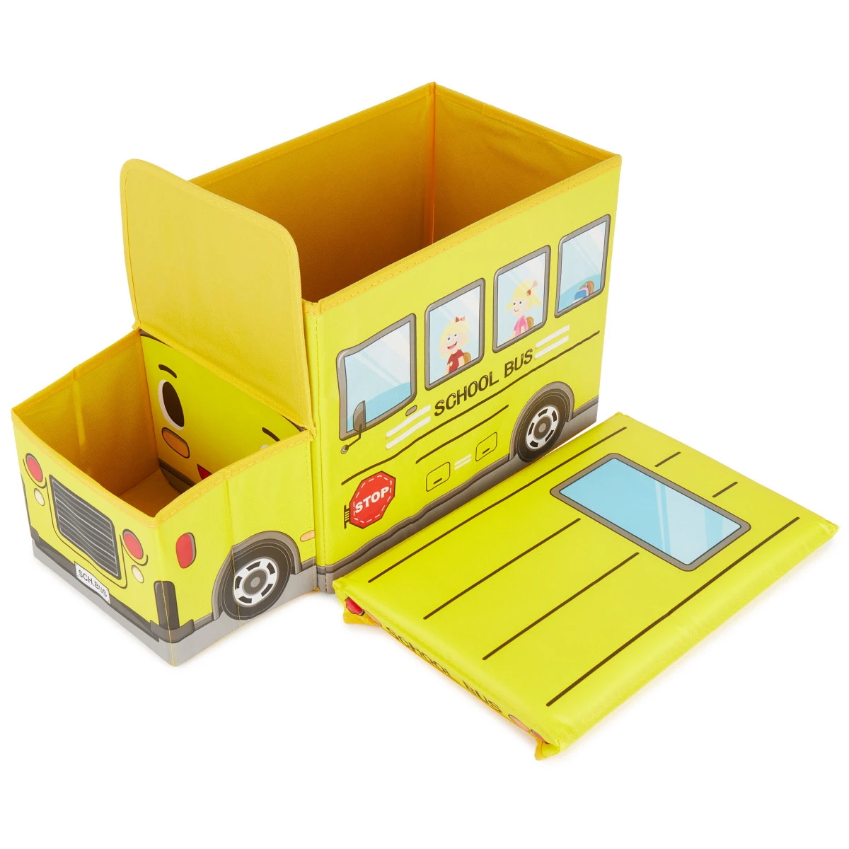 Bieco School Bus Opbergbox 04000506 5 Bieco School Bus Opbergbox 04000506 - Afbeelding 3