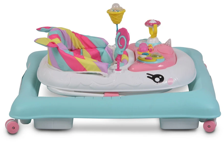 Cangaroo Baby Walker Unicorn Blue Loopstoel 4033 - Afbeelding 7
