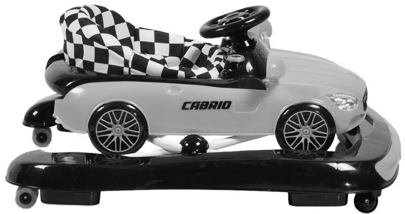 Cangaroo Cabrio Red 2-in-1 Loopstoel En Loopwagen 4 Cangaroo Cabrio Red 2-in-1 Loopstoel En Loopwagen - Afbeelding 2