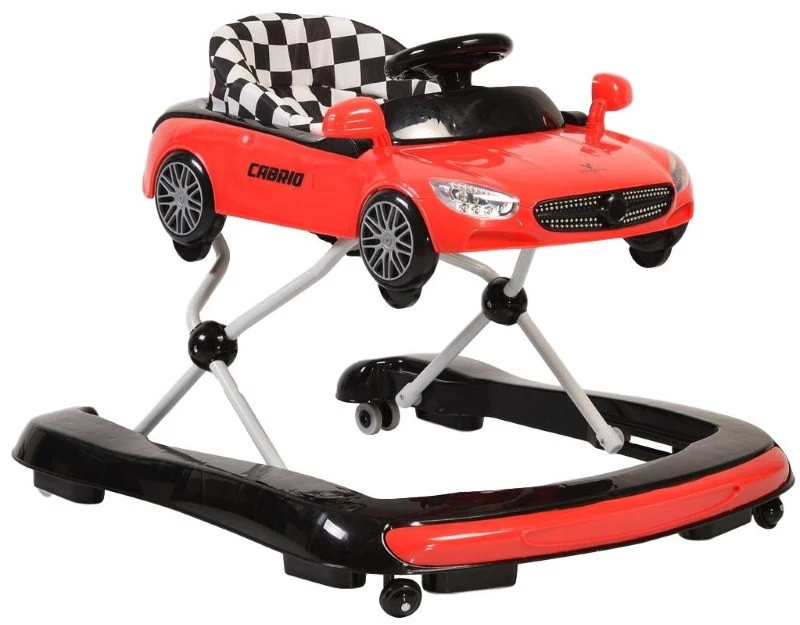 Cangaroo Cabrio Red 2-in-1 Loopstoel En Loopwagen 3 Cangaroo Cabrio Red 2-in-1 Loopstoel En Loopwagen