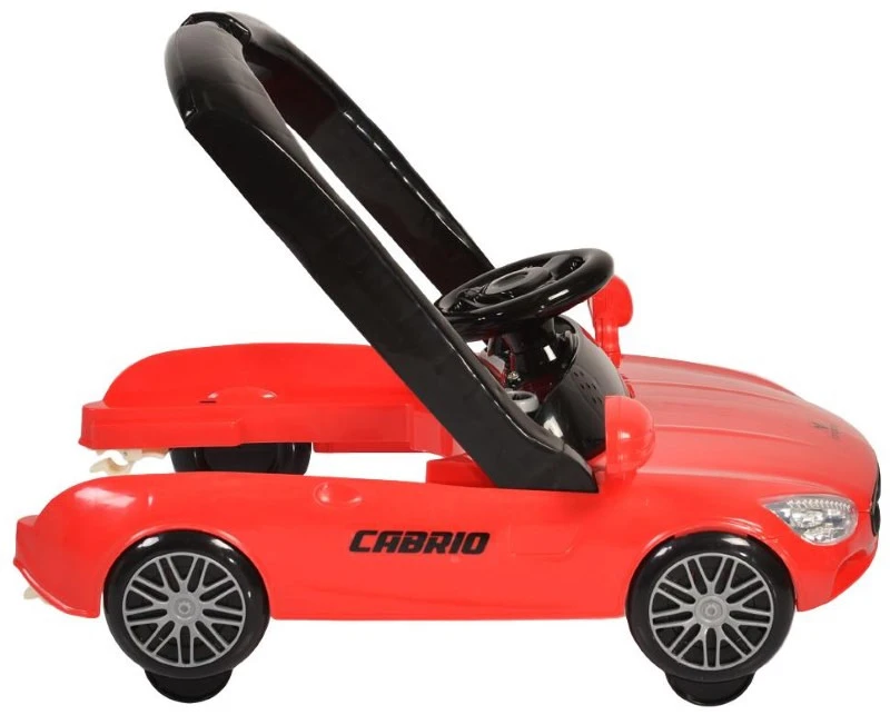 Cangaroo Cabrio Red 2-in-1 Loopstoel En Loopwagen 6 Cangaroo Cabrio Red 2-in-1 Loopstoel En Loopwagen - Afbeelding 4