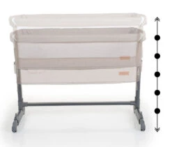 Cangaroo Connect Us Beige Wieg Aan Bed -Bekend Babyartikelen Winkel cangaroo connect us beige wieg aan bed 8