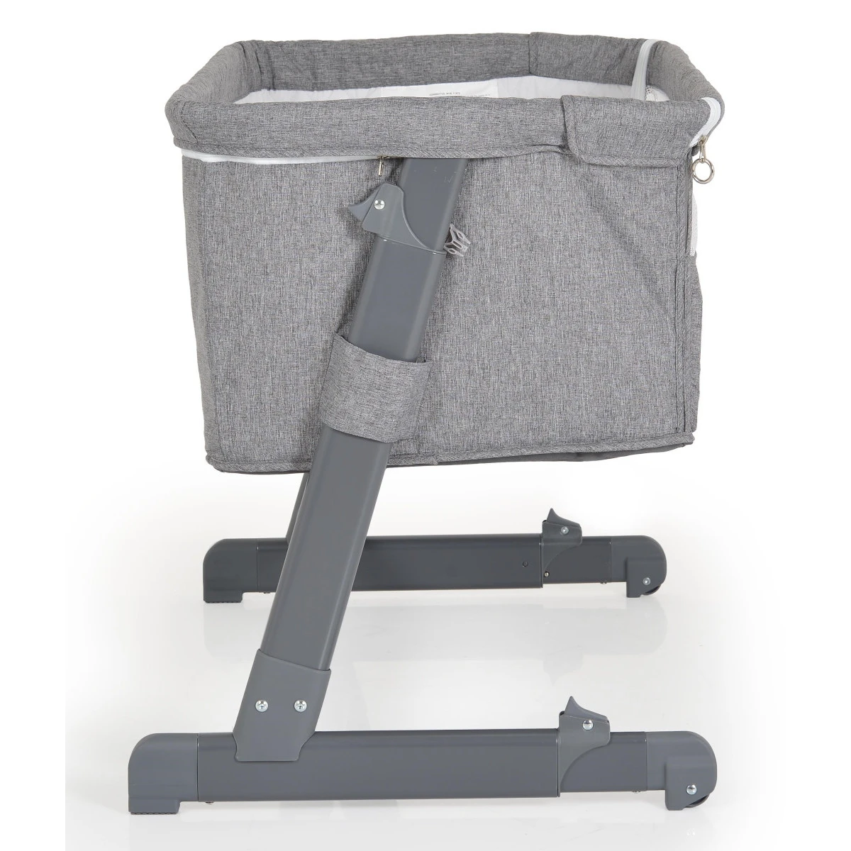 Cangaroo Connect Us Grey Wieg Aan Bed 8 Cangaroo Connect Us Grey Wieg Aan Bed - Afbeelding 6