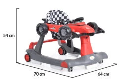 Cangaroo Daytonna Rood Loopstoel 109181 -Bekend Babyartikelen Winkel cangaroo daytonna rood loopwagen 109181 9