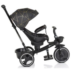 Cangaroo Fusion Black Driewieler Met Duwstang 110337 -Bekend Babyartikelen Winkel cangaroo fusion black driewieler met duwstang 110337 10