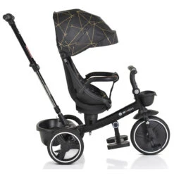 Cangaroo Fusion Black Driewieler Met Duwstang 110337 -Bekend Babyartikelen Winkel cangaroo fusion black driewieler met duwstang 110337 11