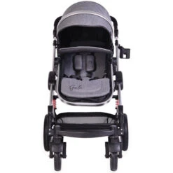 Cangaroo Gala Dark Grey/Silver 3-in-1 Combi Kinderwagen Incl. Autostoel. -Bekend Babyartikelen Winkel cangaroo gala dark grey silver 2 in 1 combi kinderwagen incl tas 6 1 1 1