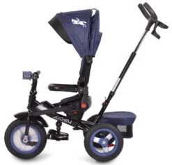 Cangaroo Jockey Trike Grey Stars Driewieler Met Duwstang En Zonnekap -Bekend Babyartikelen Winkel cangaroo jockey trike driewieler met duwstang en zonnekap 32