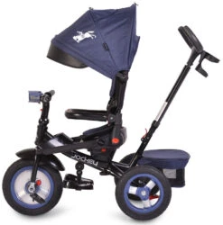 Cangaroo Jockey Trike Beige Stars Driewieler Met Duwstang En Zonnekap -Bekend Babyartikelen Winkel cangaroo jockey trike driewieler met duwstang en zonnekap 33 1