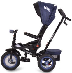 Cangaroo Jockey Trike Grey Stars Driewieler Met Duwstang En Zonnekap -Bekend Babyartikelen Winkel cangaroo jockey trike driewieler met duwstang en zonnekap 35