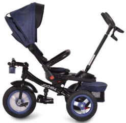 Cangaroo Jockey Trike Grey Stars Driewieler Met Duwstang En Zonnekap -Bekend Babyartikelen Winkel cangaroo jockey trike driewieler met duwstang en zonnekap 37