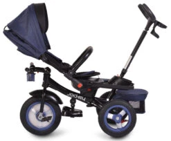 Cangaroo Jockey Trike Grey Stars Driewieler Met Duwstang En Zonnekap -Bekend Babyartikelen Winkel cangaroo jockey trike driewieler met duwstang en zonnekap 38