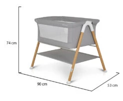 Cangaroo Kalinihta Wooden Grey Wieg 13 Cangaroo Kalinihta Wooden Grey Wieg -Bekend Babyartikelen Winkel cangaroo kalinihta wooden grey wieg 7