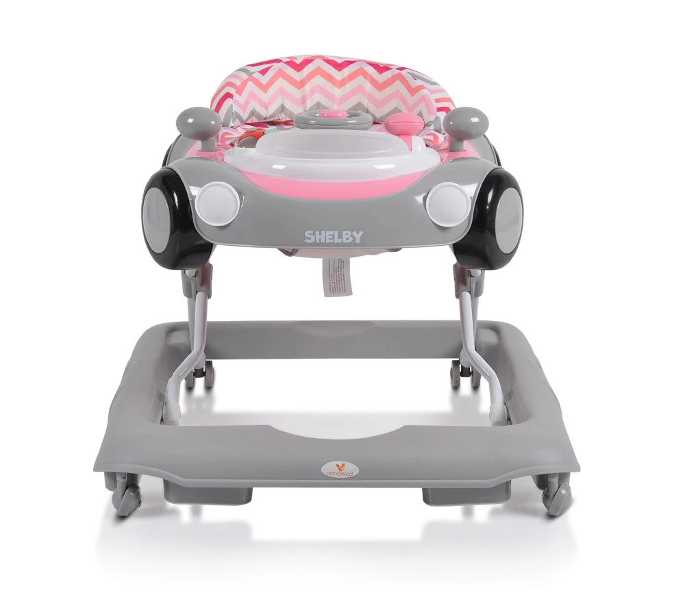 Cangaroo Shelby Roze Loopstoeltje 108888 4 Cangaroo Shelby Roze Loopstoeltje 108888 - Afbeelding 2