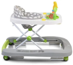 Cangaroo Walker Zoo Grey Loopstoeltje 107481 -Bekend Babyartikelen Winkel cangaroo walker zoo grey 2 in 1 loopstoeltje 2