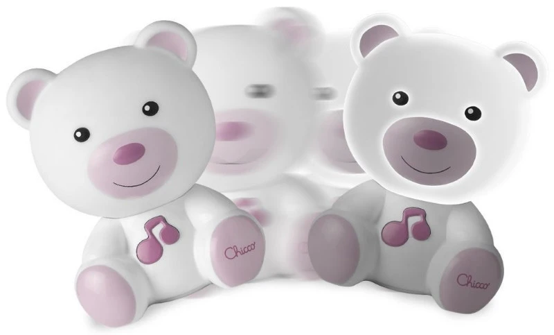 Chicco Dreamlight Bear Pink Nachtlampje Met Muziek C09830.10 4 Chicco Dreamlight Bear Pink Nachtlampje Met Muziek C09830.10 - Afbeelding 2