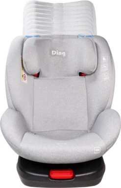 Ding Cruz Light Grey 360° Isofix Autostoel 0-36kg DI-101921 -Bekend Babyartikelen Winkel di 101921 ding cruz light grey positions