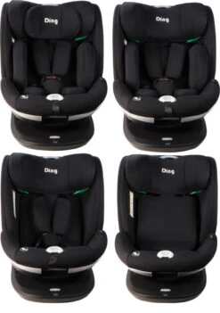 Ding Mace Black 360° I-Size Autostoel 0-36kg DI-111916 -Bekend Babyartikelen Winkel di 111916 ding mace black 05