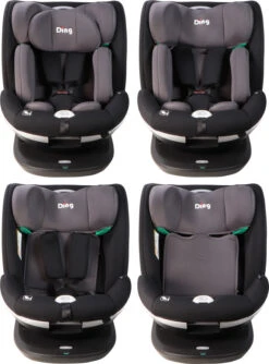 Ding Mace Black/Grey 360° I-Size Autostoel 0-36kg DI-111917 -Bekend Babyartikelen Winkel di 111917 ding mace black grey 05